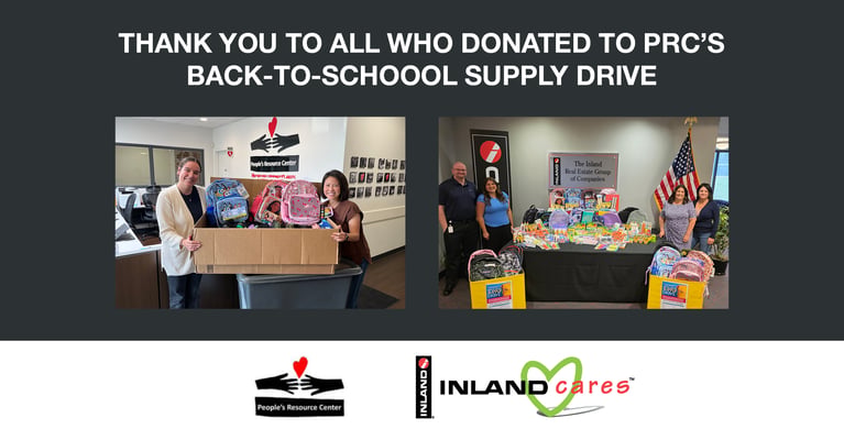 Inland Supports Back-to-School Supply Drive